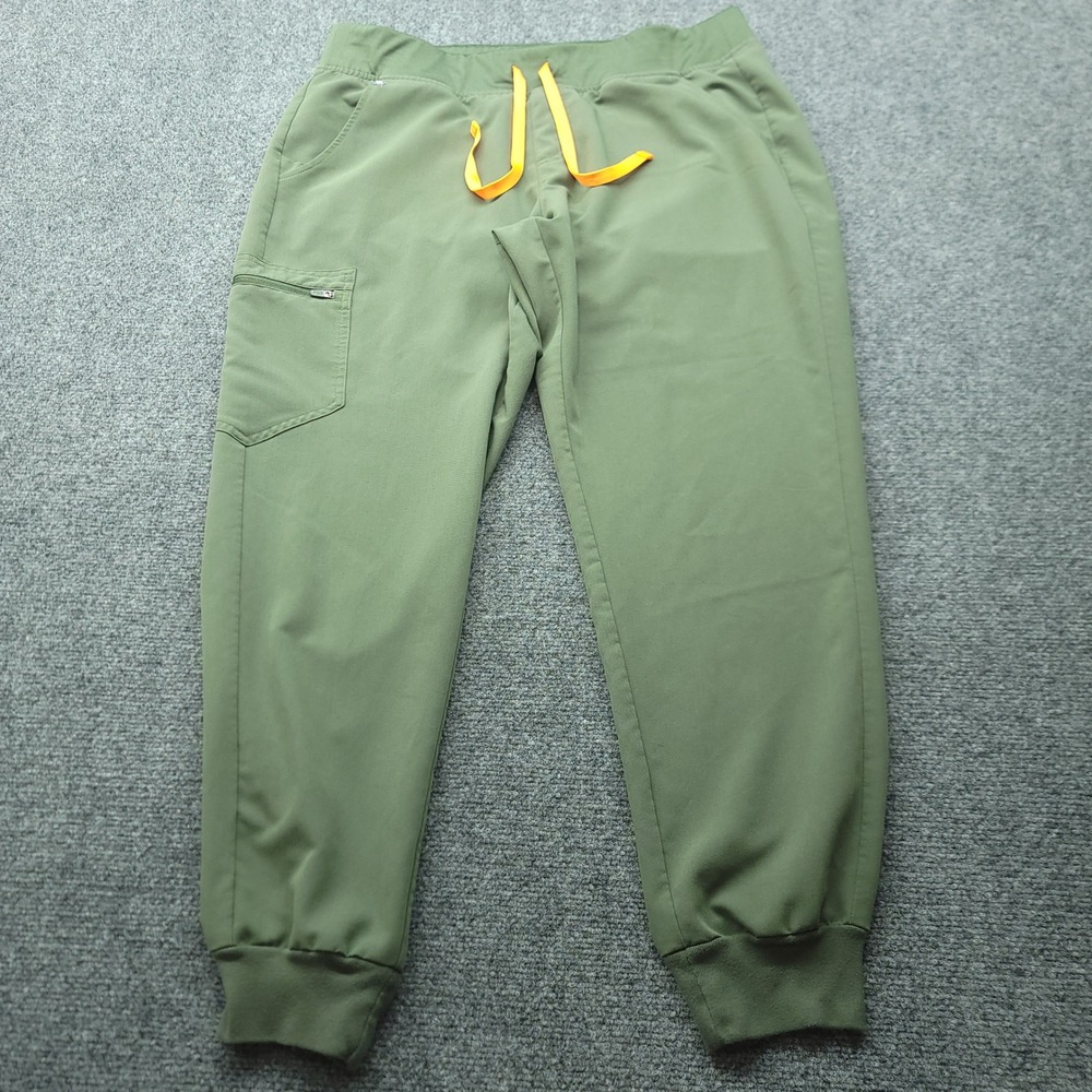 FIGS Zamora Jogger Scrub Pants XL Olive Green Technical Collection W18SW2005